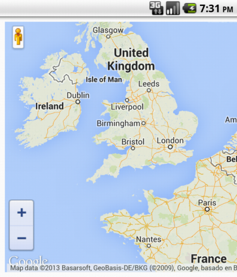 Picture of Google Map Api DIV-element